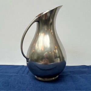 Mid-Century Modern Pewter Pitcher by Metawa Holland